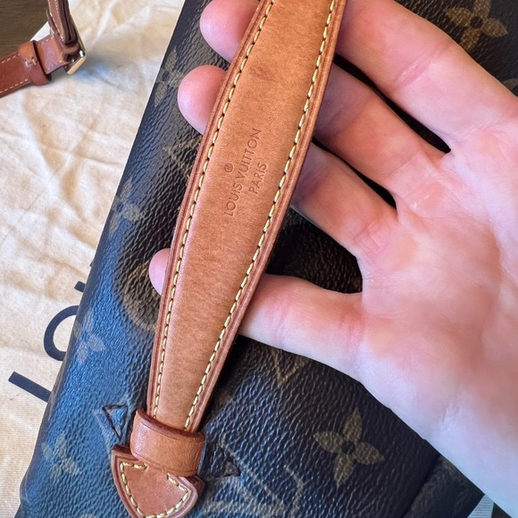 Louis Vuitton Dark Brown Monogram Crossbody Bag - Picture 10 of 14